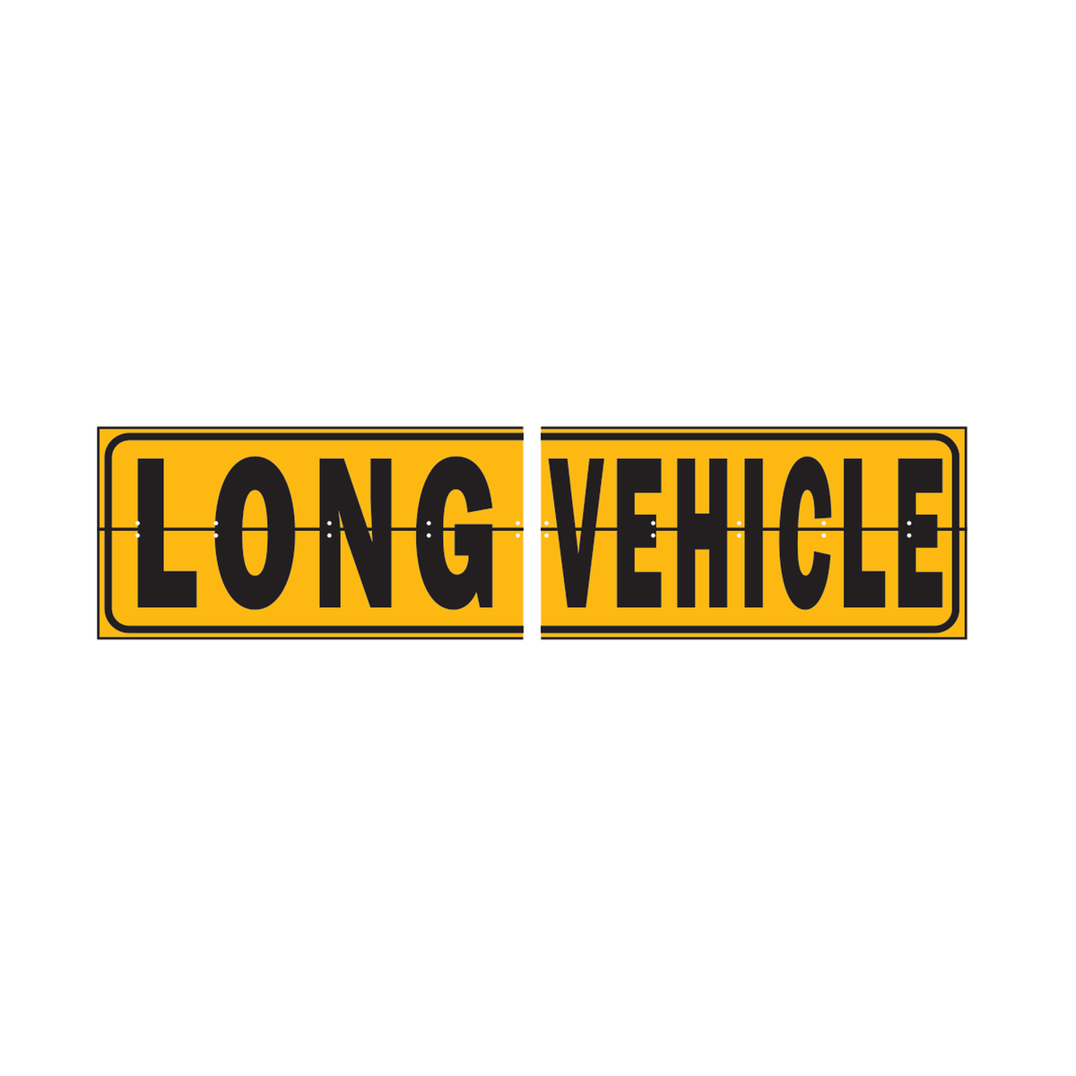 Long Vehicle Hinged 2 Piece - Equal