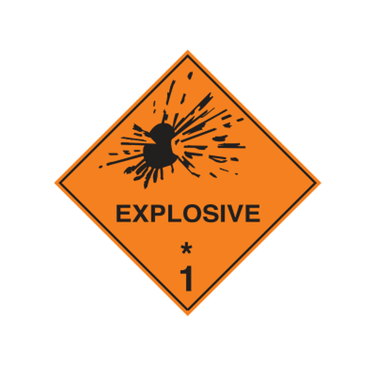 Dangerous Goods Explosive 1 Class 1