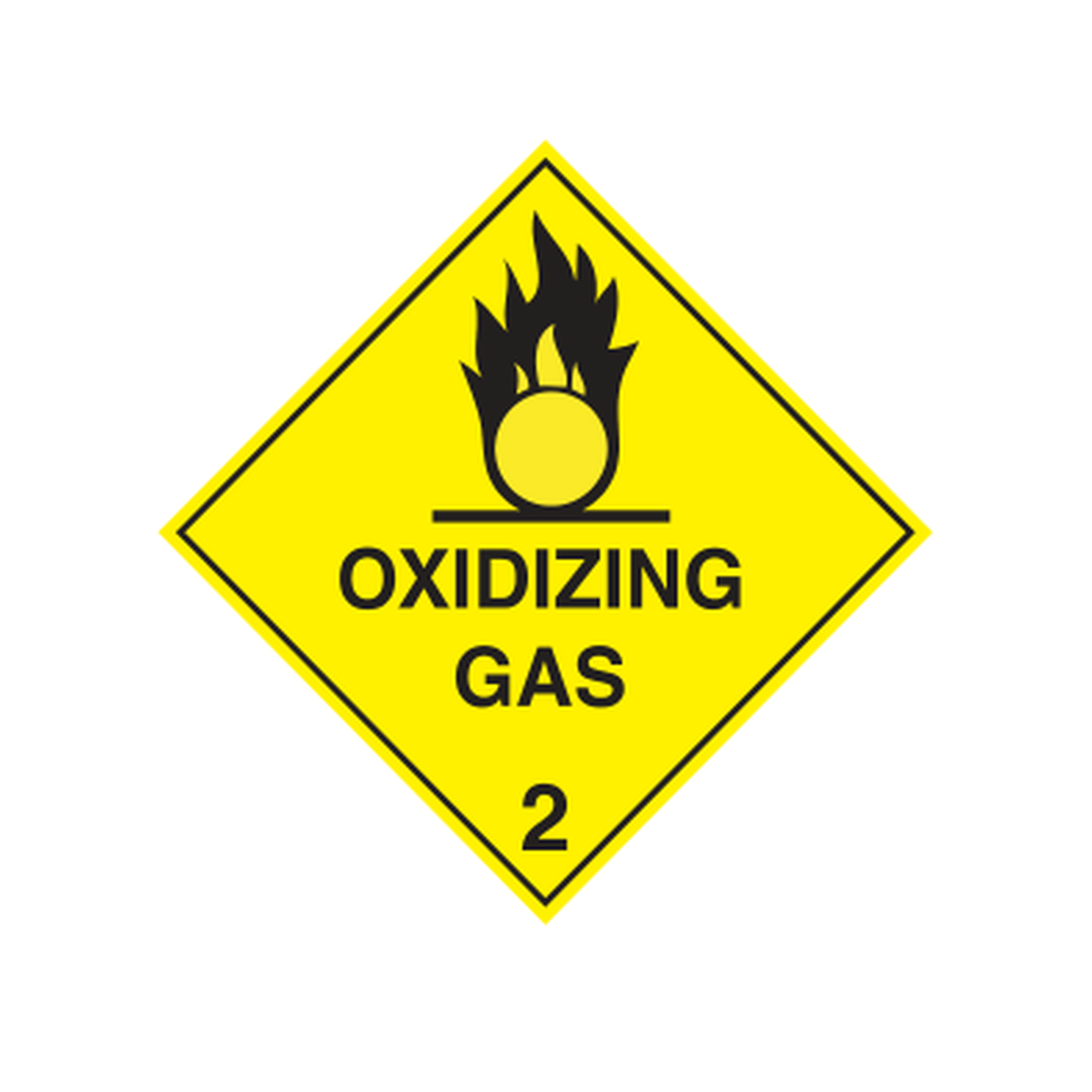Dangerous Goods Oxidizing Gas Class 2