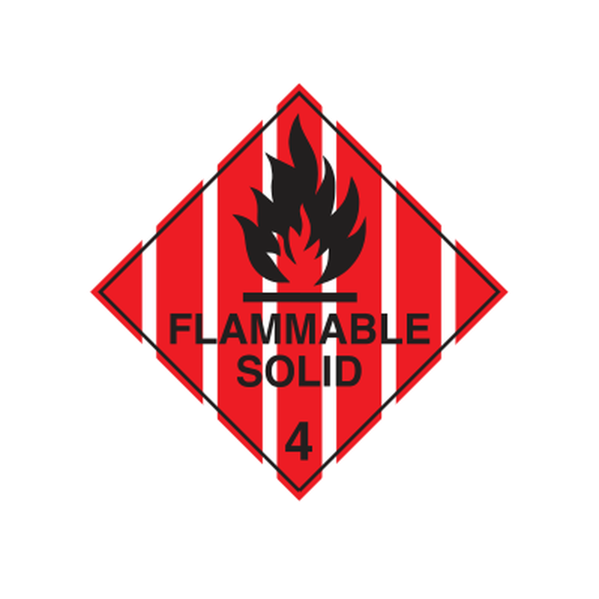 Dangerous Goods Flammable Solid Class 4