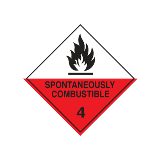 Dangerous Goods Spontaneously Combustible Class 4
