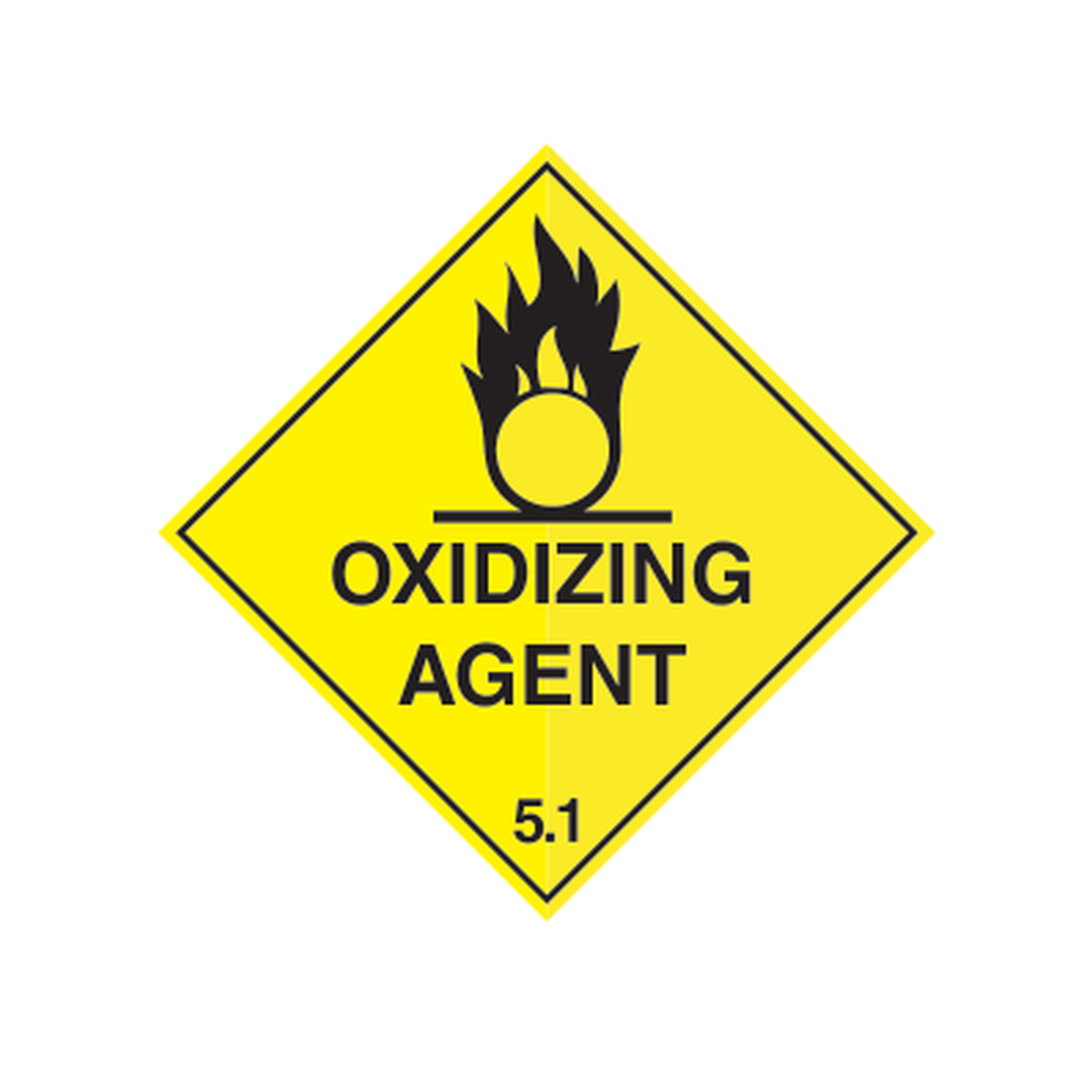 Dangerous Goods Oxidizing Agent 5.1 Class 5