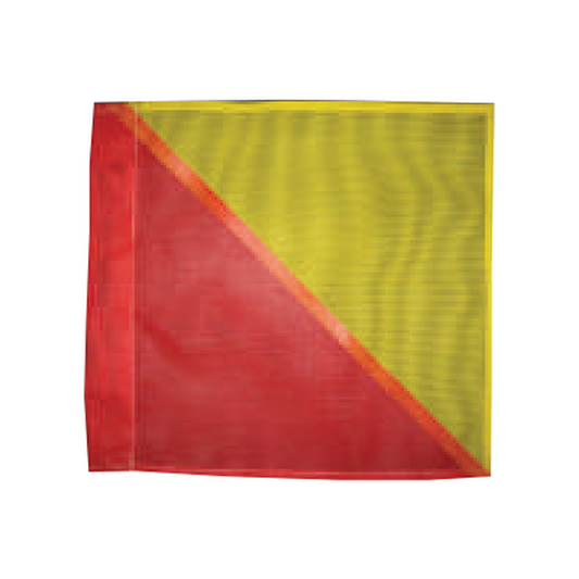 Mesh Warning Flag - Roped