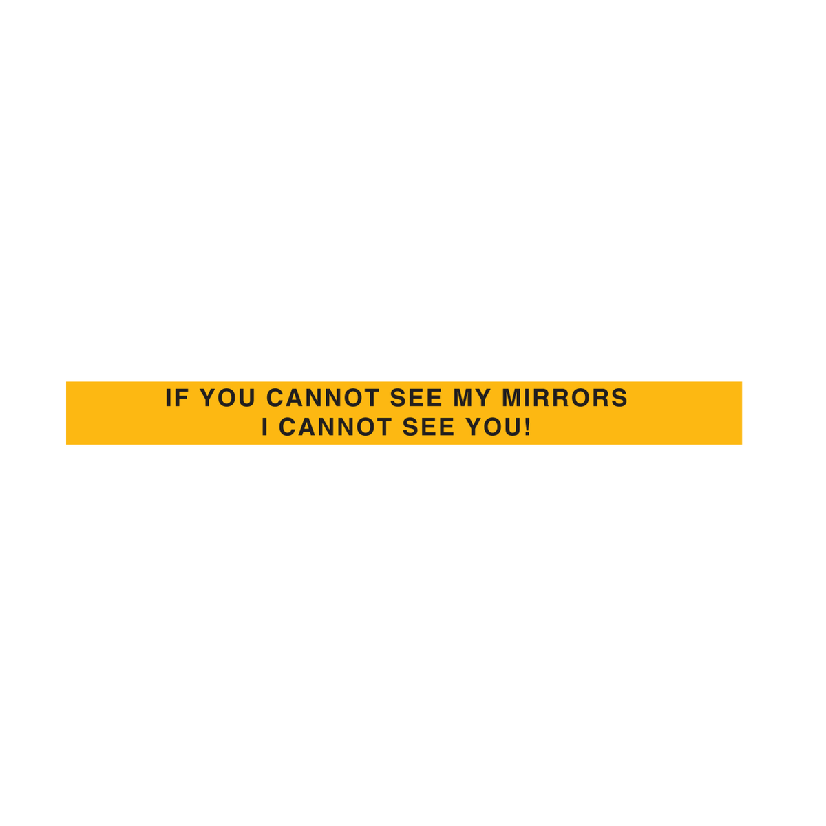 If You Cannot See My Mirror