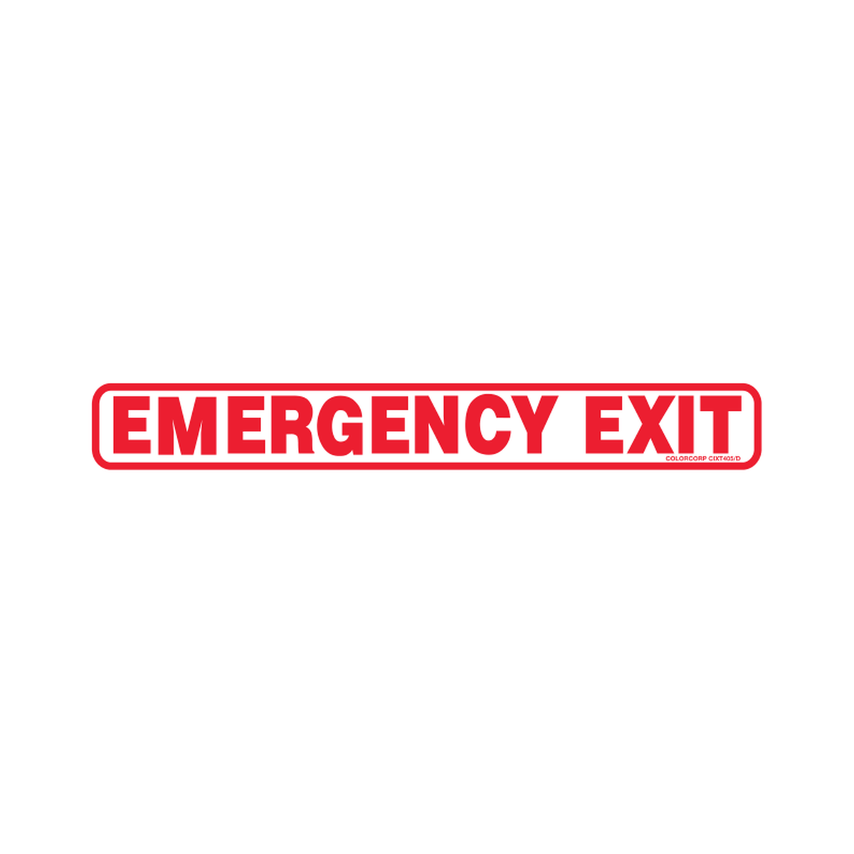 Emergency Exit Red on Lumitac