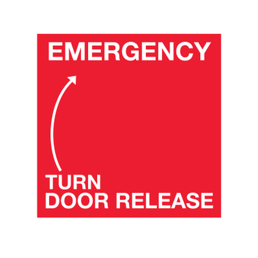 Emergency Door Release Turn Up