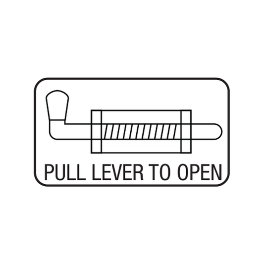 Pull Lever To Open